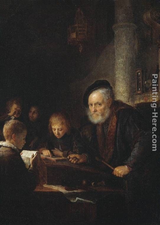 Gerrit Dou The Schoolmaster